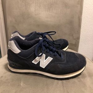 New Balance Old School Blue Suede Sneakers Sz 8.5